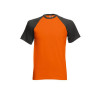 Tricou Bărbați Fruit of the loom Valueweight Mânecă Scurtă Baseball T Raglan
